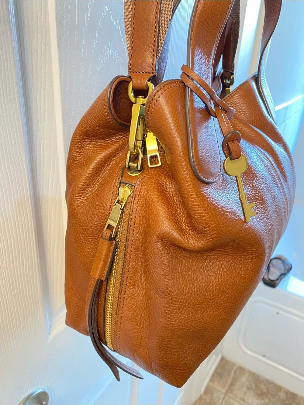 Vintage Fossil Maya Satchel excellent condition clean interior and exterior